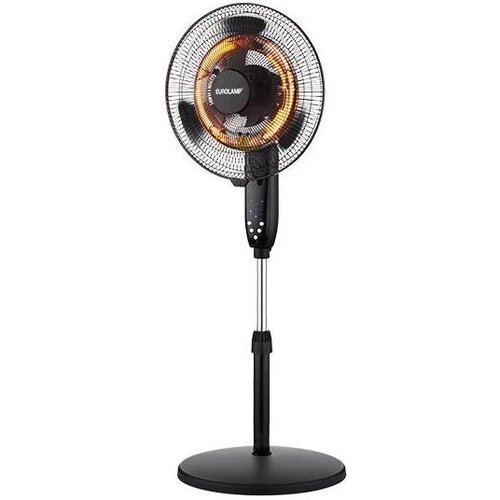  Stojeći ventilator sa grejačem 35 W/2000 W/230 V, prečnik 40 cm, crni Slike