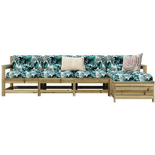  5-dijelni set vrtnih sofa od impregnirane borovine Cene