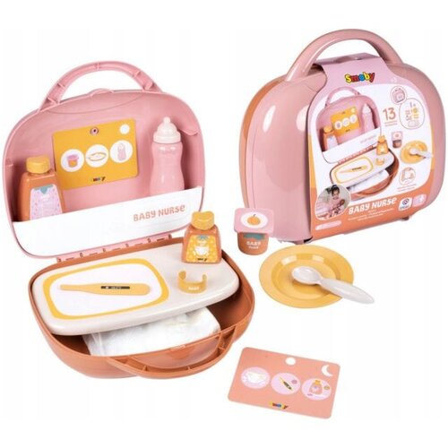 Smoby SM220385 Koferčić za njegu lutke, Rozi Cene