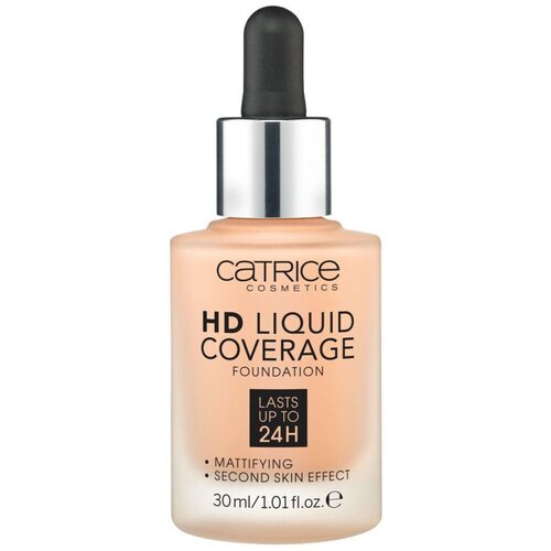 Catrice Pudri &amp;amp; podlage Fl&amp;uuml;ssige Foundation mit HD-Abdeckung - 35 Natural Beige Bež Slike