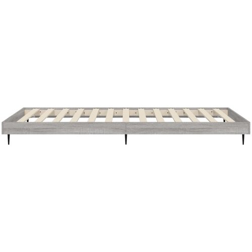 Okvir za krevet boja hrasta 75 x 190 cm od konstruiranog drva Slike