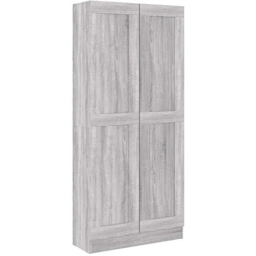 Maison Chic Knjižna omara - Knjižni regal siva sonoma 82,5x30,5x185,5 cm konstruiran les, (21726357) Slike