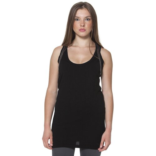 Fred Perry WOMEN&amp;amp;#39;S BLACK TANK Slike