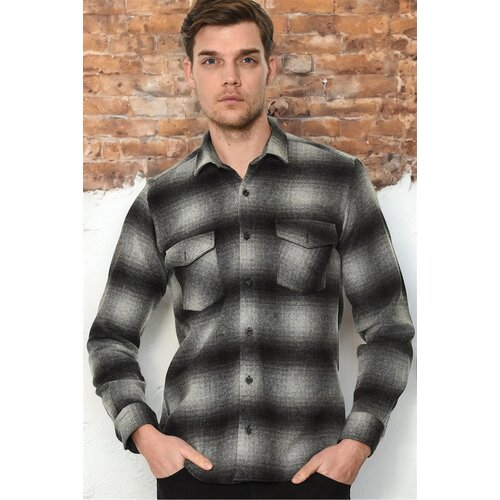 Dewberry G697 MENS SHIRT-BLACK-ANTHRACITE Slike