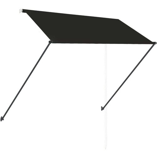  Tenda na uvlačenje s LED svjetlima 250 x 150 cm antracit Slike