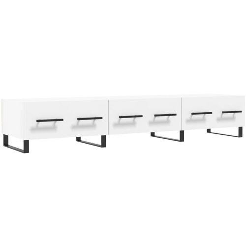 Maison Chic TV omarica - TV stojalo - Televizijska omarica bela 150x36x30 cm inženirski les, (21701966) Cene