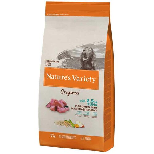 Nature's Variety Hrana za pse Medium/Maxi Adult gain Original, Tuna - 2 kg Slike