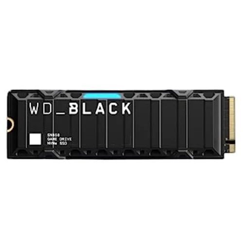 POZZI WD_BLACK SN850 2TB NVME SSD - Uradno licenciran za konzole PS5 - do 7000 MB/s, (21233489)