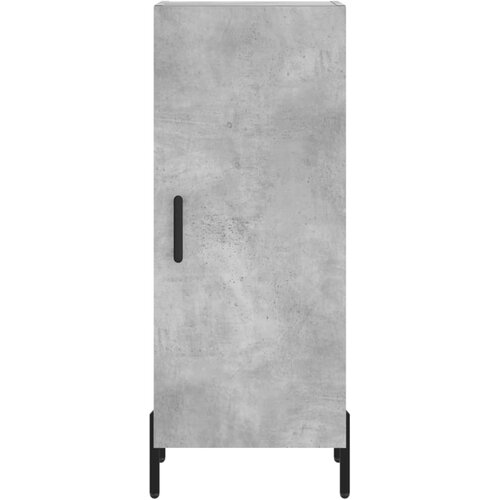  Visoka komoda siva betona 34,5x34x180 cm od konstruiranog drva Slike