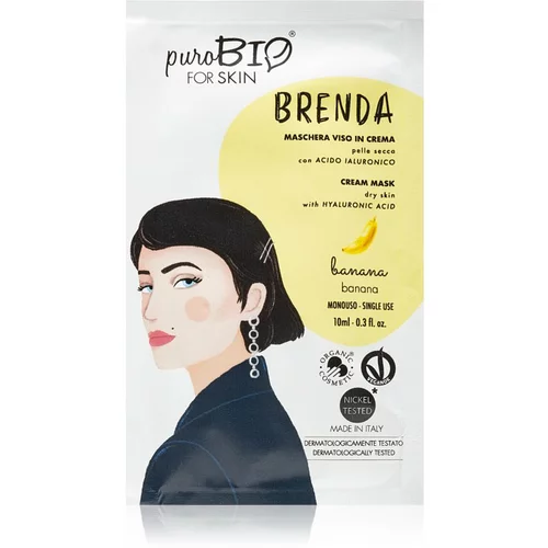 puroBIO cosmetics forskin brenda cream mask dry skin - 02 banana
