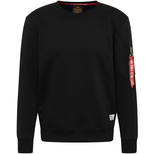 Alpha Industries Sweater majica 'Dragon' ljubičasta / crvena / crna / bijela