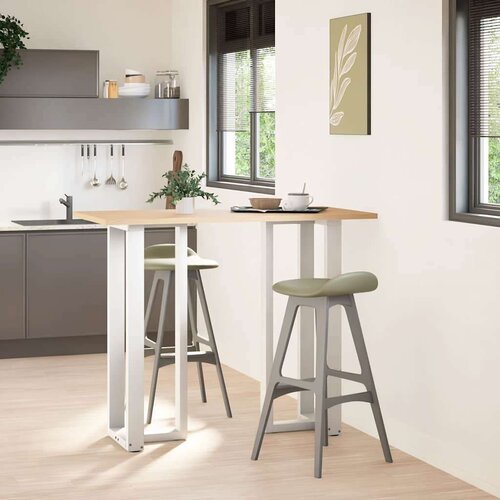  Noge za barski stol T-oblika 2 kom 50x35x(110-111) cm čelik Slike