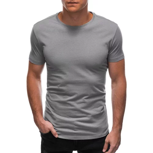 Edoti Men's plain t-shirt S1683