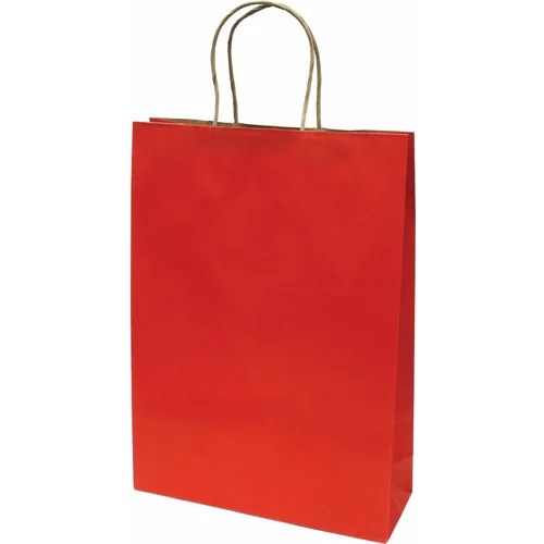  vrečka darilna eko jumbo 31x42x11 promocija - rdeča