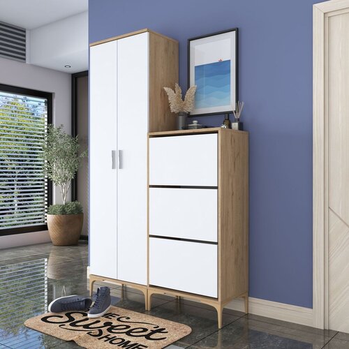 Hanah home Panel za predsoblje, Bela Slike