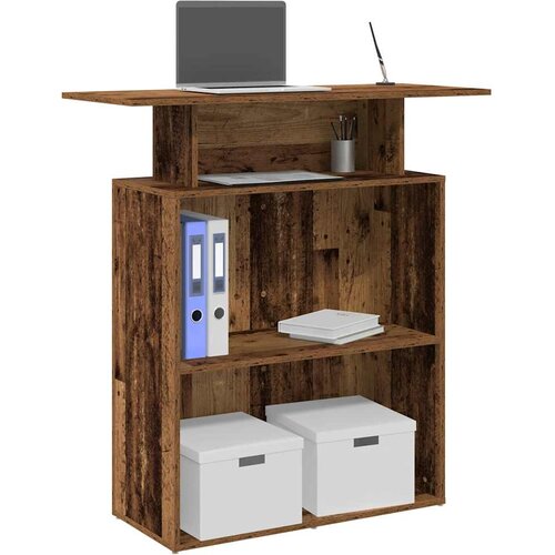 vidaXL Recepcijski stol staro drvo 100x40x104 cm konstruirano drvo Cijene