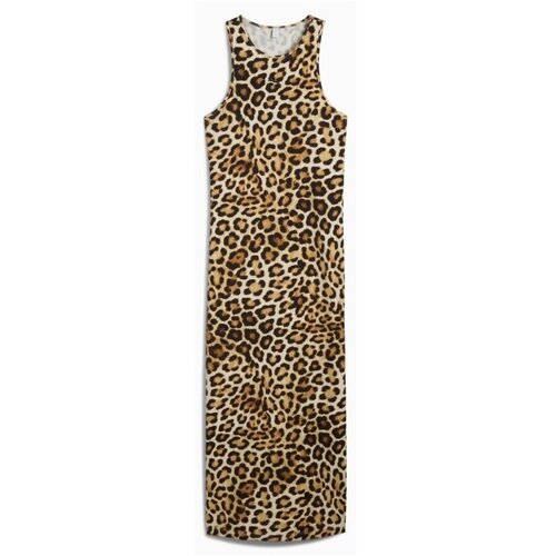 Puma Jakne &amp;amp; Blazerji LEO LUXE SLIM AOP DRESS Večbarvna Slike