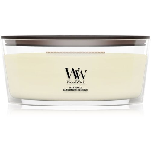 WoodWick Lush Pomelo mirisna svijeća s drvenim fitiljem 453.6 g Slike