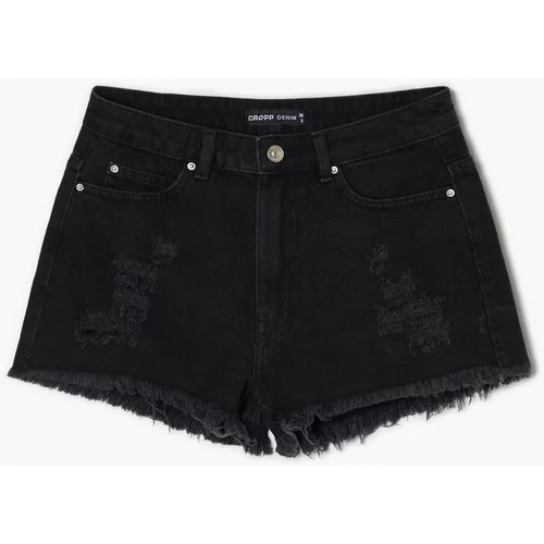 Cropp ženske kratke hlače - Crna  1107K-99J
