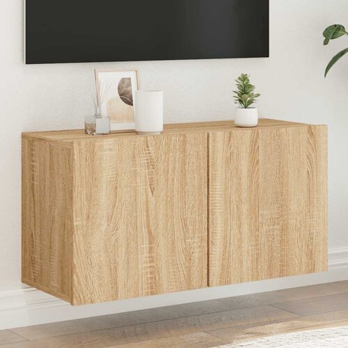  Zidni TV ormarić boja hrasta sonome 80x30x41 cm Cene