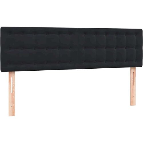 VidaXL Box spring krevet s madracem crni 160x210 cm bar&amp;scaron;unasti Slike