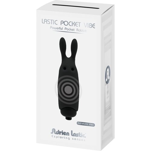 Adrien Lastic - LASTIC ŽEPNI VIBRATOR BLACK RABBIT, (22030425) Slike