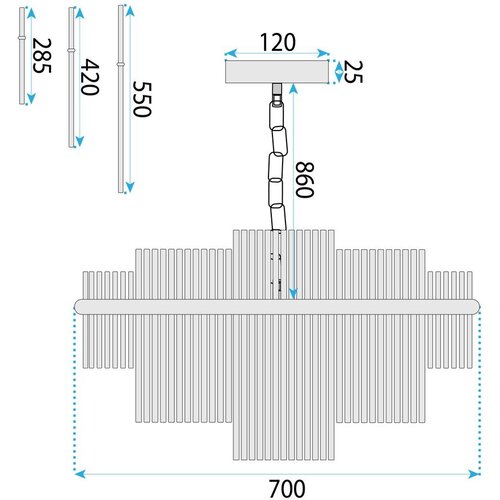Toolight Luster APP1654-8CP Slike