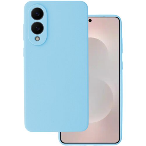 Onasi Silikonski ovitek za Samsung Galaxy S25 Edge - mat liquid svetlo moder Cene