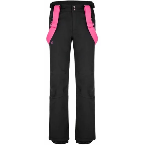LOAP LUPKA Ženske skijaške softshell hlače, crna, veličina