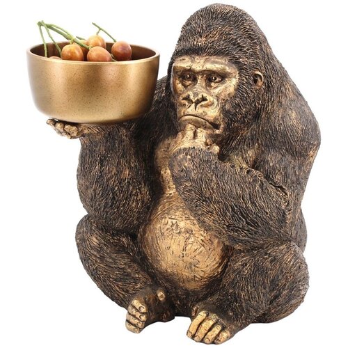 Signes Grimalt Kipci in figurice Orangutan Slika S Posodo Pozlačena Slike