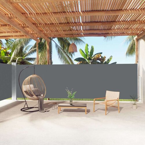 vidaXL Uvlačiva bočna tenda antracit 180 x 1000 cm Cene