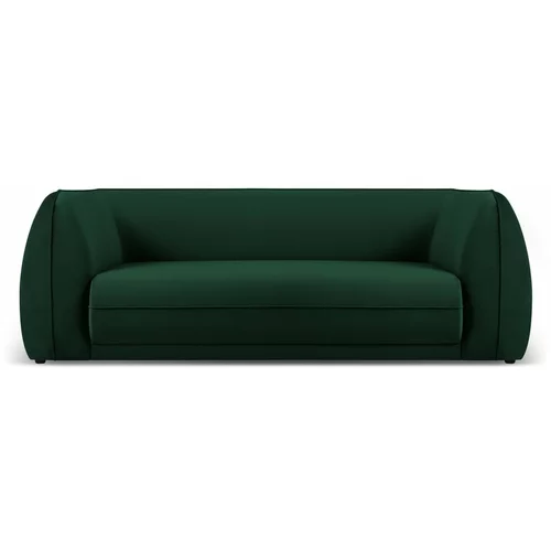 Micadoni Home Zelena baršunasti sofa 225 cm Lando –