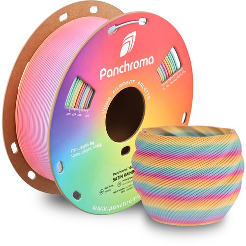 Polymaker Panchroma&amp;trade; PLA Gradient Satin Rainbow, 1,75 mm / 1000 g Slike