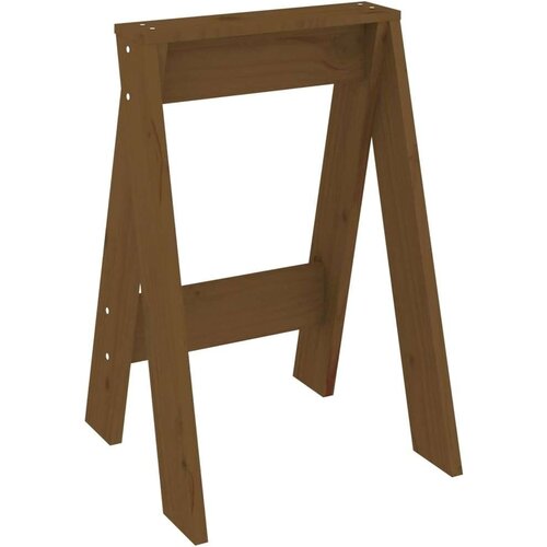 VidaXL Stolci 2 kom boja meda 40 x 40 x 60 cm od masivne borovine Slike