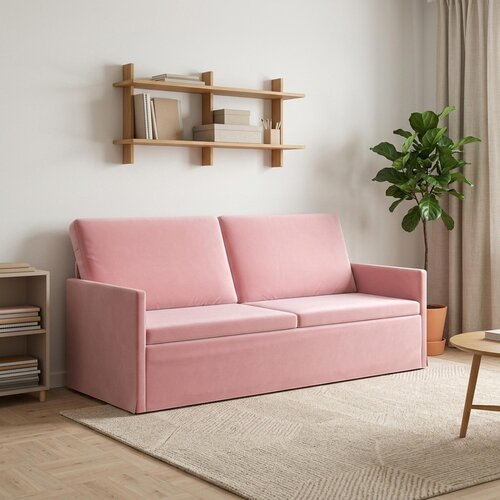 SOFA za 3 osobe Ružičasta 190 x 81 x 82 cm Baršun Cene