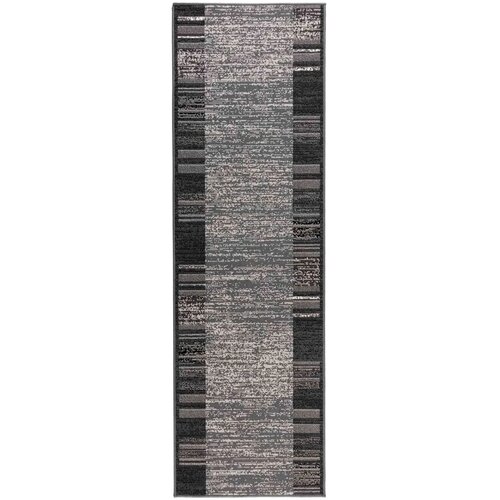  Trkački tepih FLORNES Tkani Siva Pruge 67 x 200 cm PP 7 mm - Sive pruge 67 x 200 cm Slike