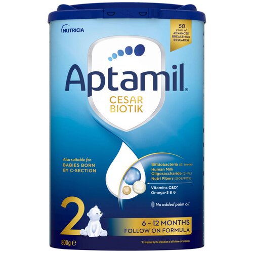 Aptamil adaptirano mleko Cesar Biotik 2 800 g Cene