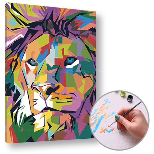 Artmie Slikanje po brojevima BOJA LAV 40x60 cm Slike