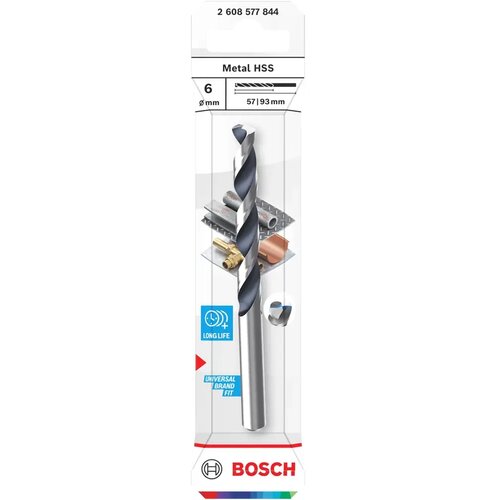 Bosch Svrdlo za metal metal HSS, 6 x 57 x 93 mm, prihvat CYL Cijene