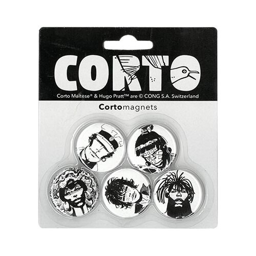 Moulinsart magnet - corto maltese, pack aparia Slike