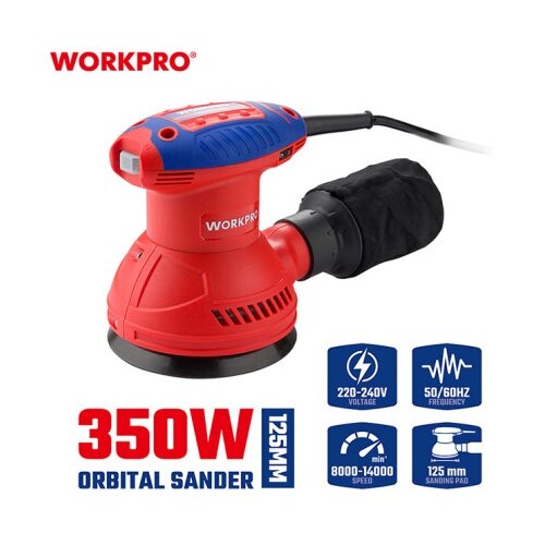 WorkPro wp472406 Električna kružna (rotaciona) brusilica ?125 mm, 350 W ( WP472406 ) Slike