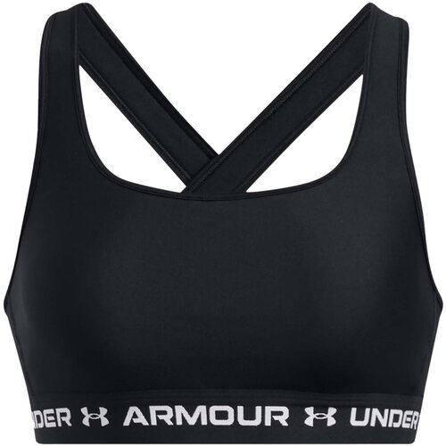 Under Armour Majice brez rokavov Crossback Mid Bra Črna Slike