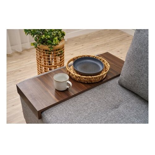 Atelier Del Sofa fotelja na razvlačenje perenna linen left grey Slike
