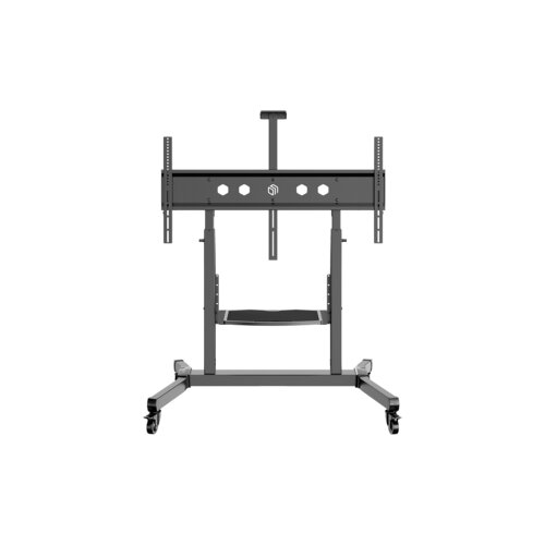 ONKRON Mobile TV Stand Rolling TV Cart for 50 to 100-Inch Screens up to 120 kg, black Slike