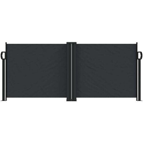  Uvlačiva bočna tenda 100 x 600 cm crna Slike