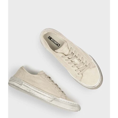 Ecoalf Modne superge Strenk Sneaker Corduroy Toast pisana Slike