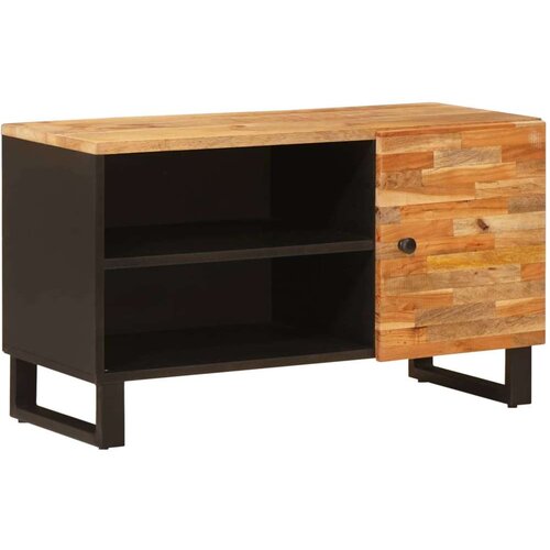 TV ormar s policom Smeđa 80 x 31 5 x 46 cm Čvrsto drvo manga Cijene