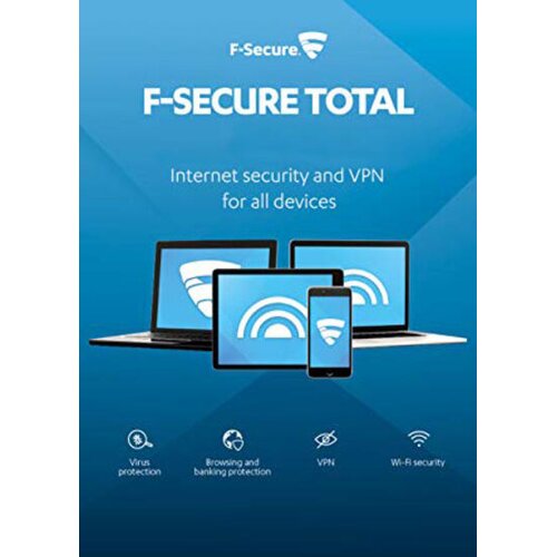 F-secure total protection 5 devices 1 year key global Cene