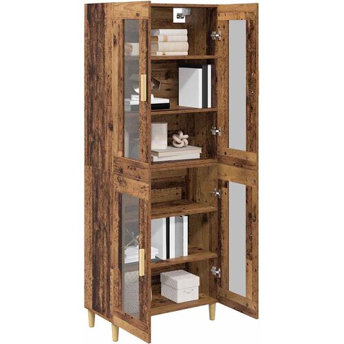  Highboard Staro drvo 69,5 x 34 x 180 cm Konstruirano drvo Slike