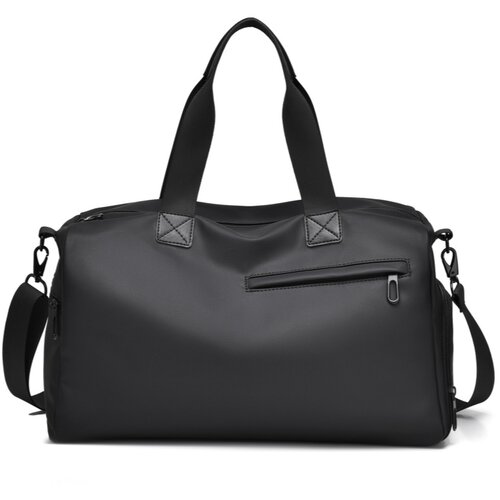 INF Prostorna športna torba s predalom za čevlje Black, (21734093) Cene